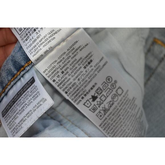 Levi's 559 Relaxed Straight Fit Rugged Blue Denim Jeans Mens Sz 42 x 32 - Picture 7 of 10